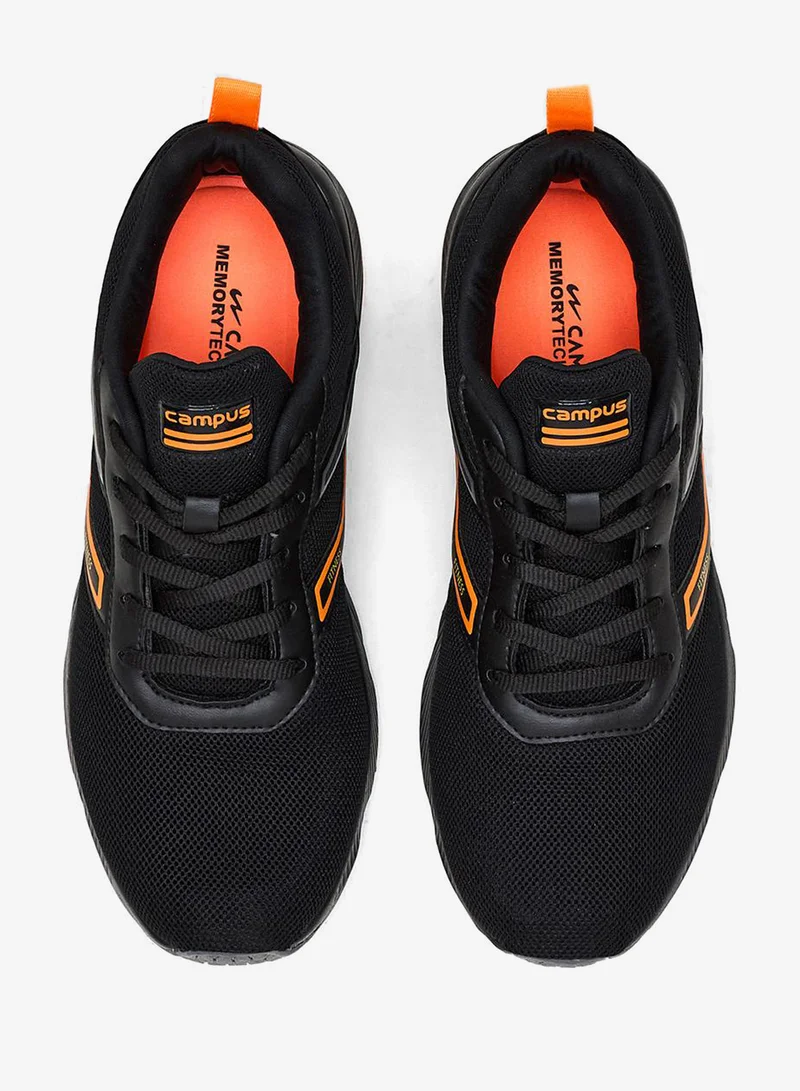 CAMPUS Blk/N.Org Men's Low-Top Sneakers - Lightweight, Minimalist Designed for Style for Men | Best Price UAE